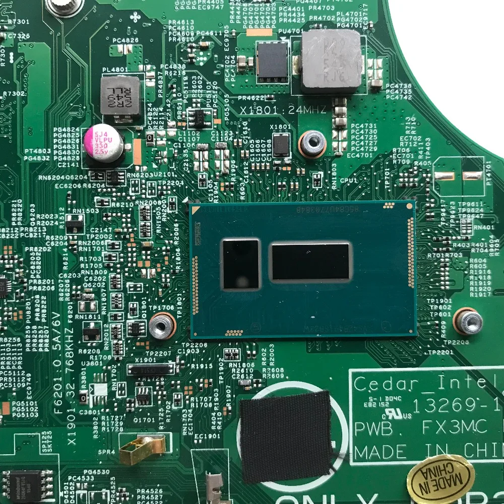 Для Dell 15-3542 3542 3442 3543 3443 5749 ноутбук материнской платы с SR23W I7-5500U Процессор CN-0V162V 0V162V