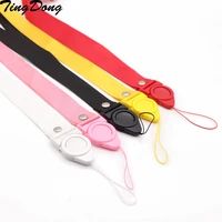 1pcs street popular words white lanyards for key multi function mobile phone straps id card keychain lanyard wrist neck strap