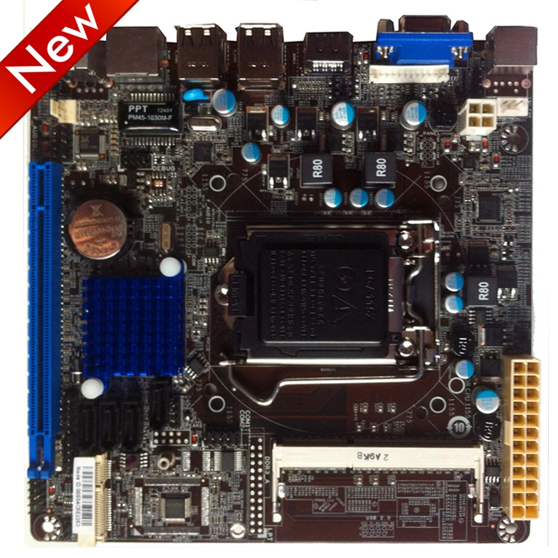 Ультратонкий мини Itx материнская плата H61 HTPC машина