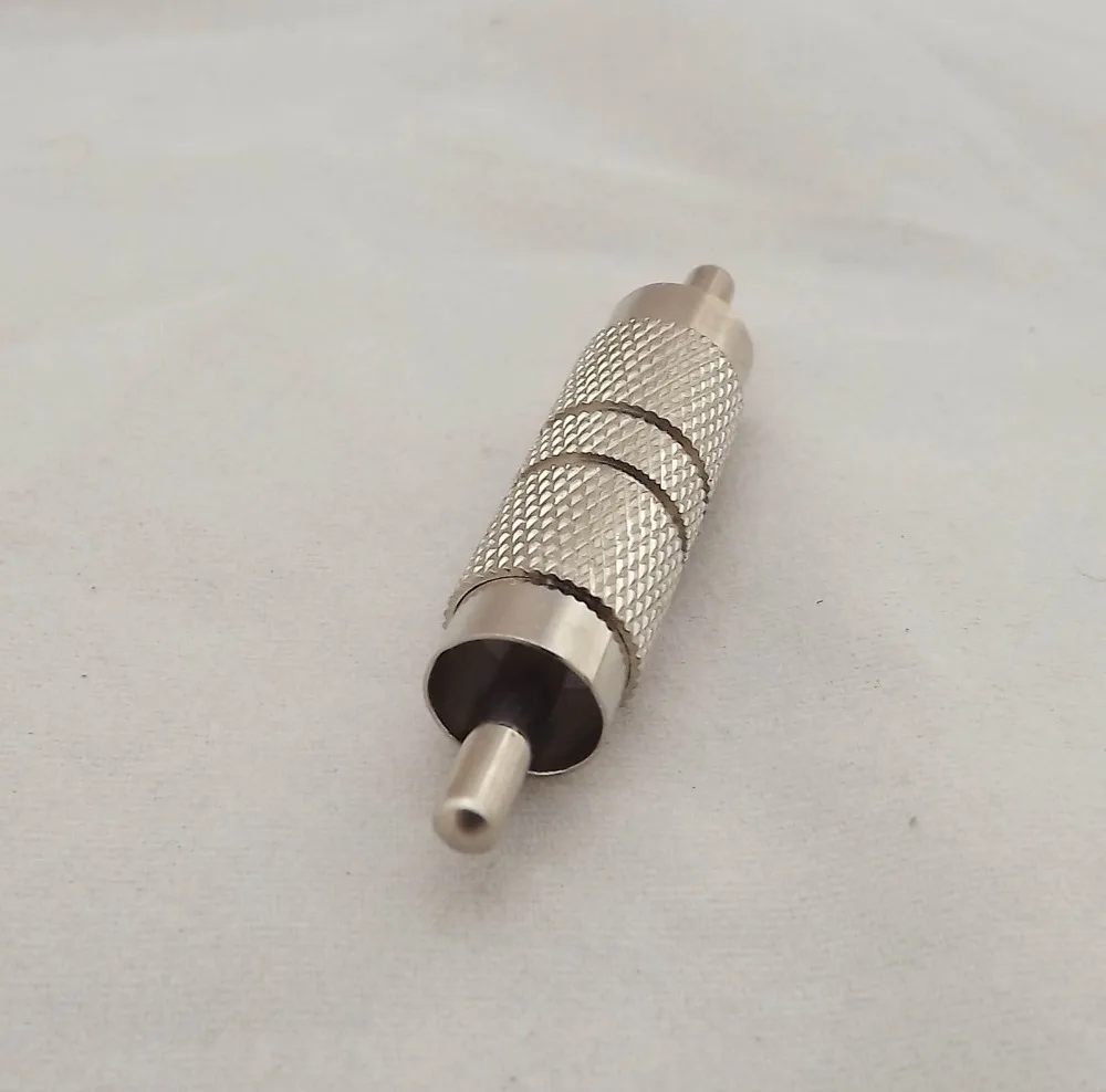 2 шт RCA штекер к в серии TV AV RF адаптер соединитель латунь|tv rca|adapter rcaav to rca |
