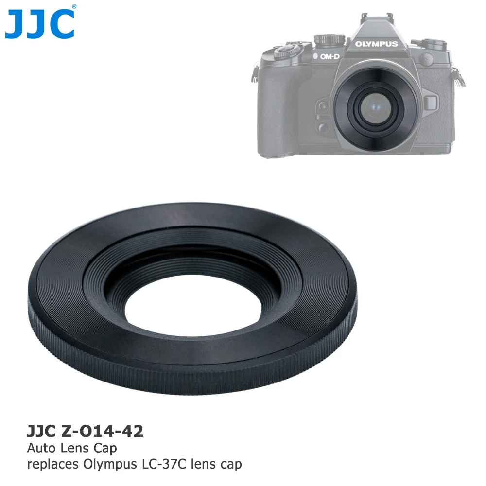 JJC авто крышка объектива для Olympus M. ZUIKO DIGITAL ED 14-42 мм f/3,5-5,6 EZ для Panasonic G Vario12-32mm f/3,5-5,6 ASPH