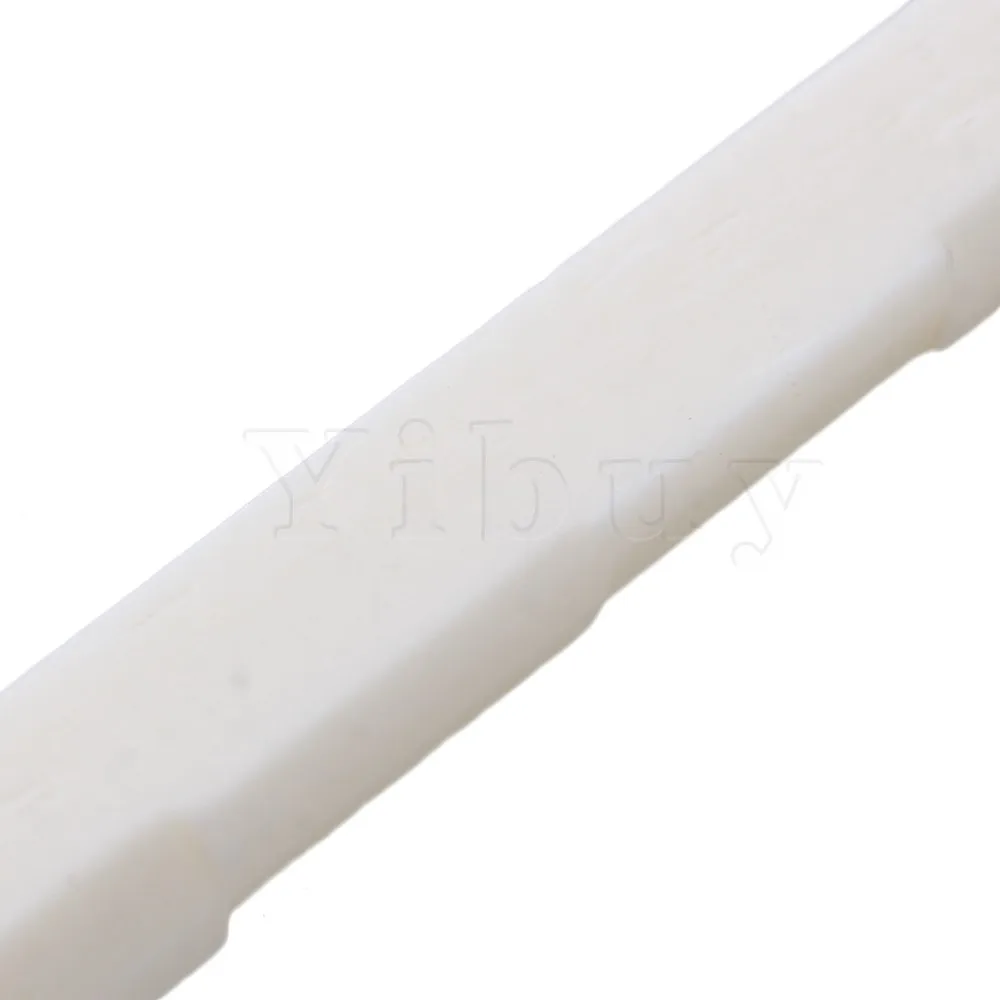 

Yibuy Ukulele UK Bone Neck Nut Slotted & Saddle Set