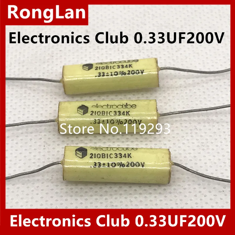 

[BELLA]eiectroube American Electronics Club Fever 0.33UF200V том 8*23 в наличии оптом -- 20 шт./лот