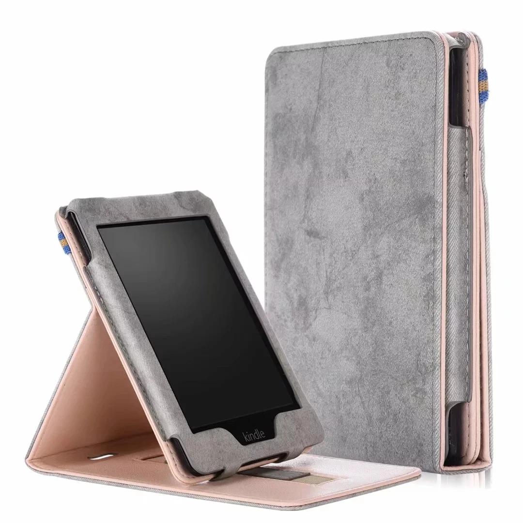 Чехол для Amazon kindle Paperwhite 1 2 3 из искусственной кожи, умный чехол для funda kindle paperwhite 4 чехол с держателем для рук