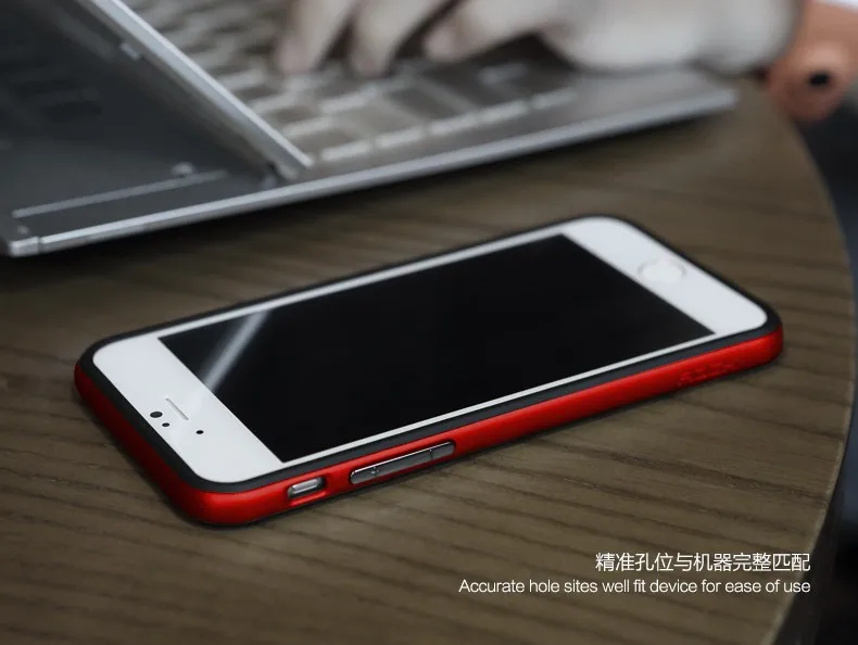 Для iphone 6 6s plus 5,5 чехол с рамкой, чехол на заднюю панель, роскошный чехол, Rock royce tpu+ pc Прозрачный чехол для iphone 6 6s plus, чехол