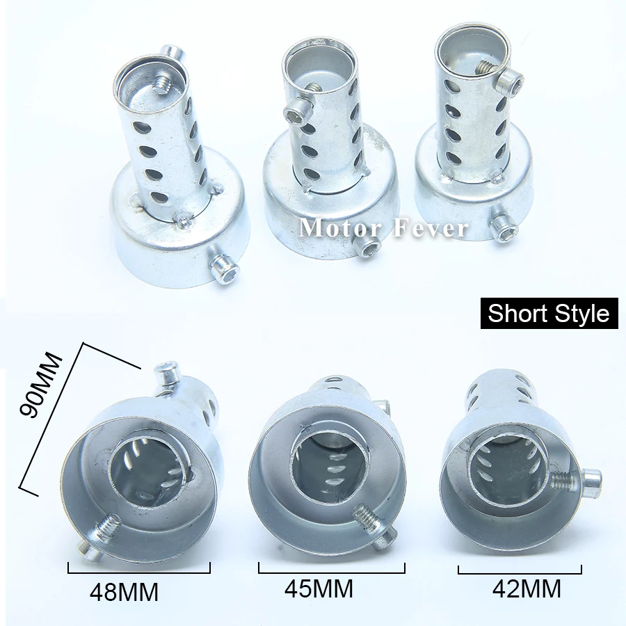 1 шт. универсальный глушитель выхлопной трубы для мотоцикла 35 мм/42 мм/45 мм/48 мм/60 мм
