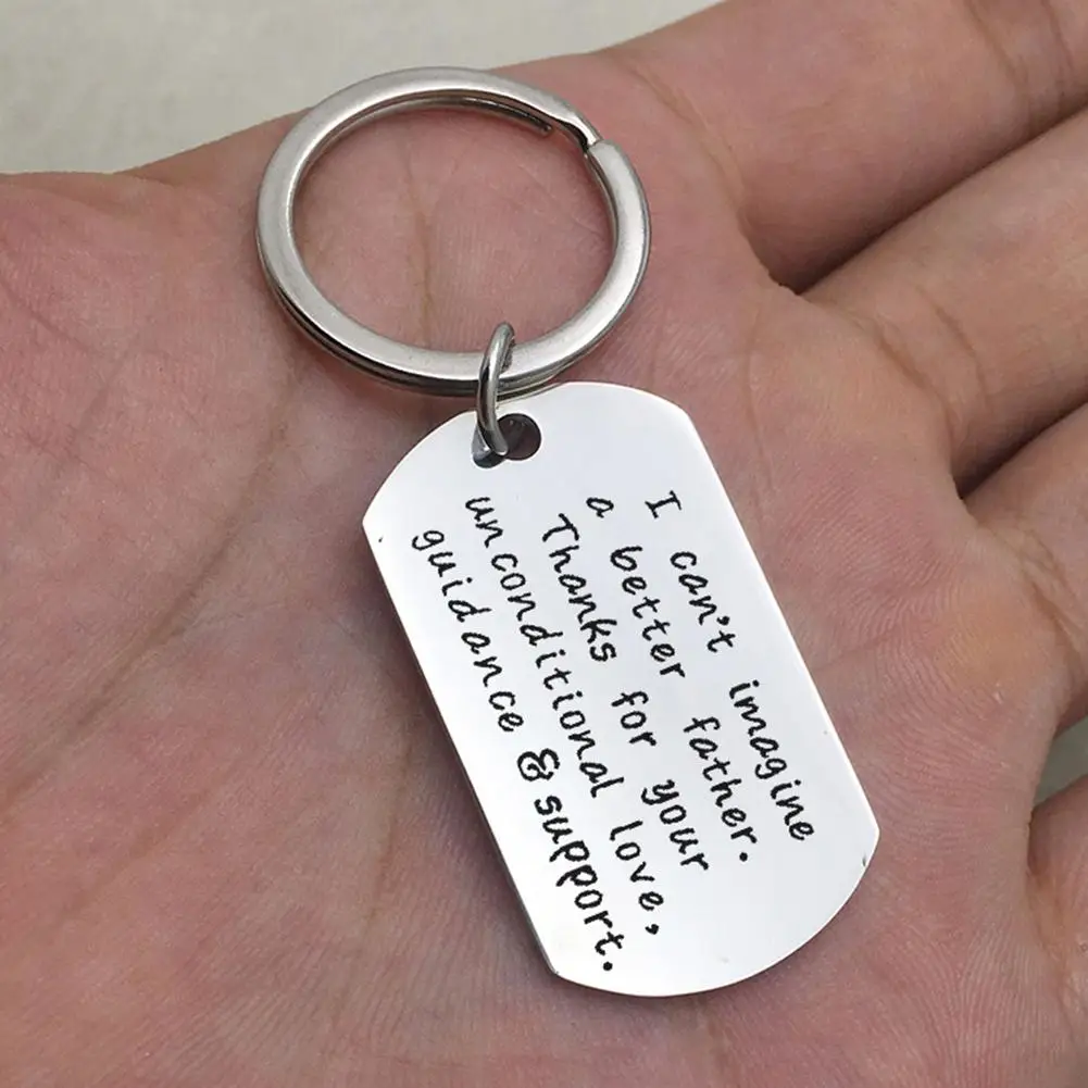 2019 популярный брелок для ключей унисекс с английскими буквами серебряное кольцо