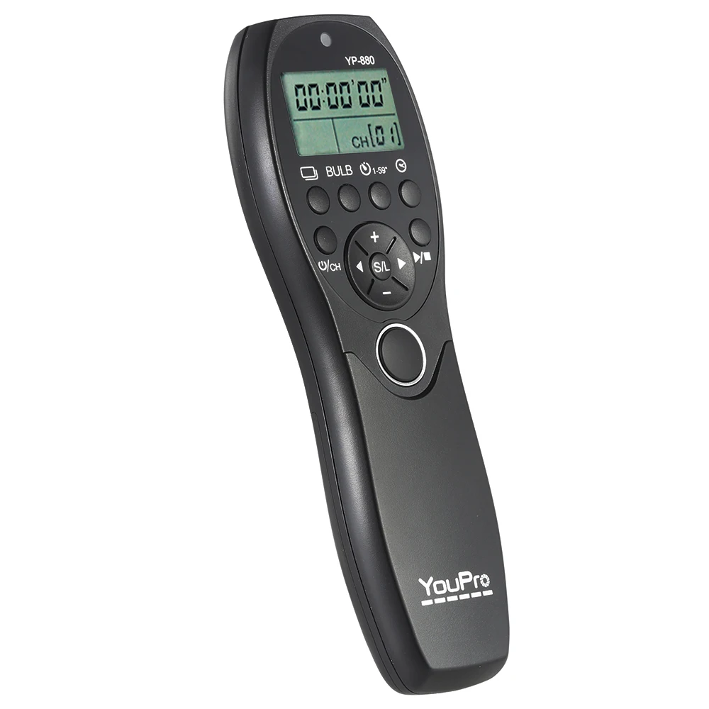 YouPro YP 880 S2 проводной спуск затвора камеры Таймер дистанционное управление ЖК