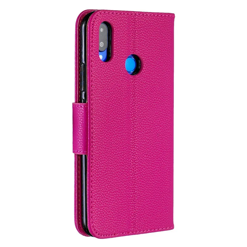Чехол-книжка с подставкой для Huawei Nova 3i однотонные чехлы из искусственной кожи