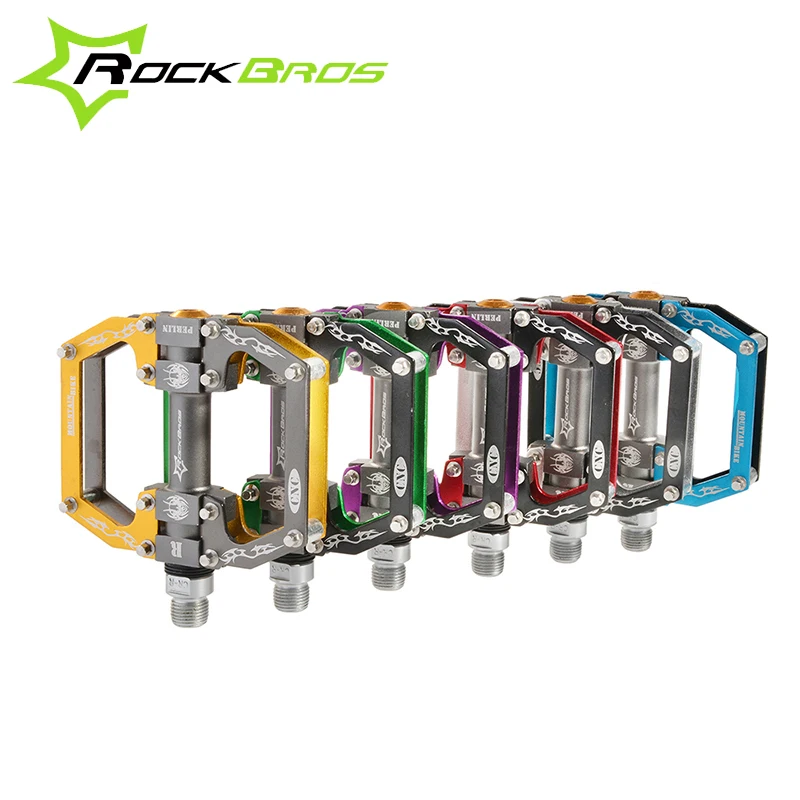 Велосипедные педали RockBros MTB BMX DH сверхлегкие с алюминиевым корпусом 9/16 дюйма