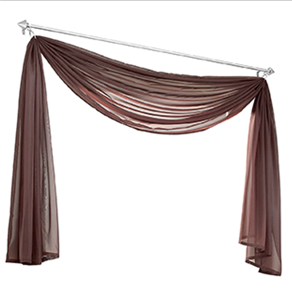 Pure Colorful Tulle Curtain Panel Window Balcony Room Divider Home Decor | Дом и сад
