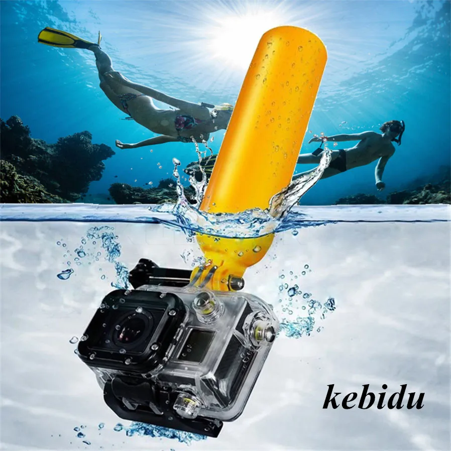 Kebidu Плавающий поплавок для Gopro ручка ручная палка монопод рукоятка Floaty наручный