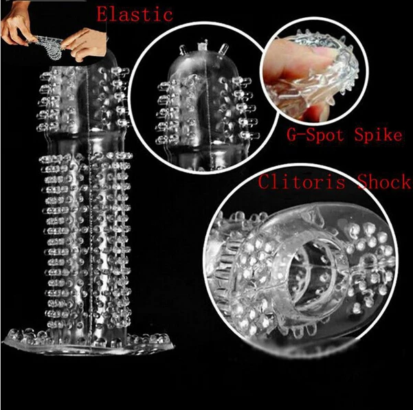 Хит продаж прозрачный фаллоимитатор A + B с большими головками для взрослых