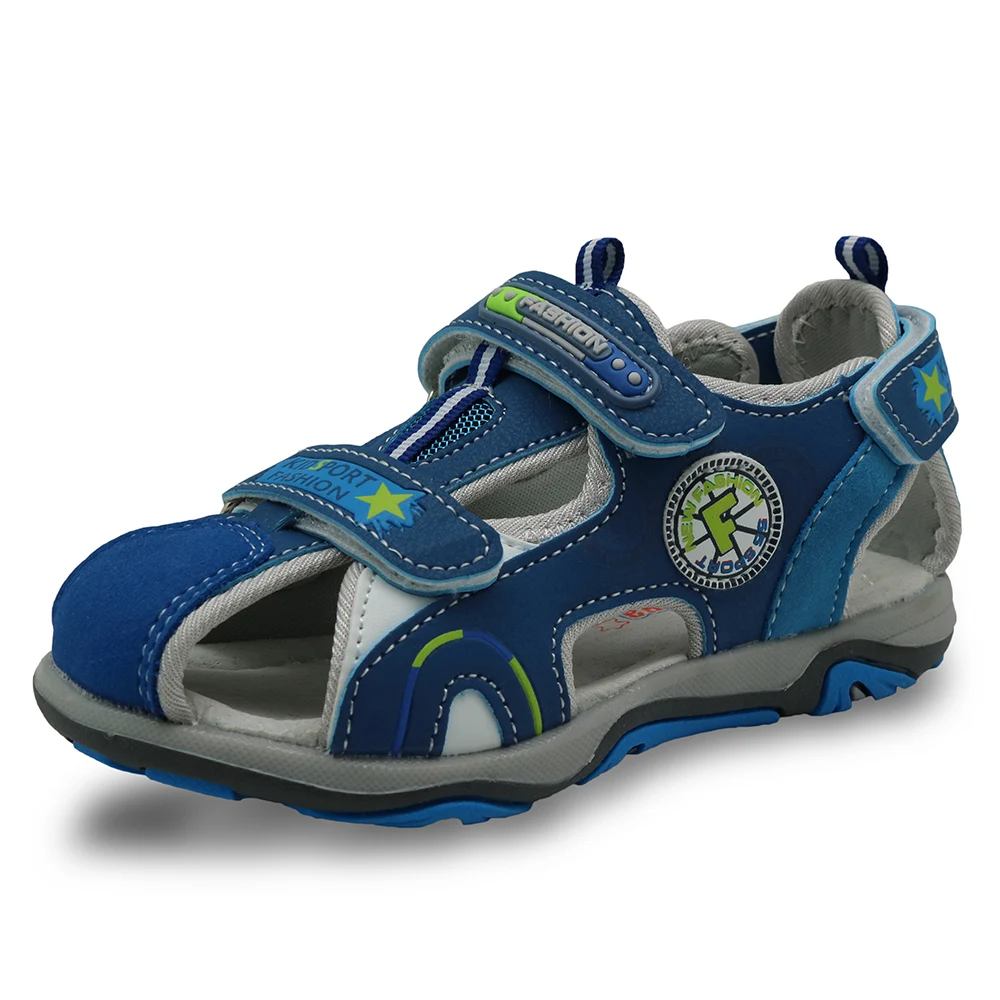 Сандалии Apakowa детские с закрытым носком босоножки для маленьких детей Спортивная