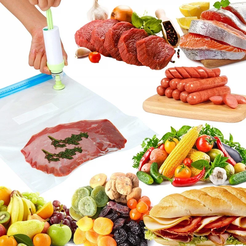 Вакуумные пакеты для запечатывания еды без BPA Sous Vide сумки многоразового использования для хранения еды морозильная камера и воды кулинарные пакеты с воздушным насосом