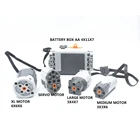 Технические детали MOC, Функции электрической мощности (мотор среднего размера, большой двигатель, XL двигатель, Серводвигатель и батарейный блок), совместимый с Lego