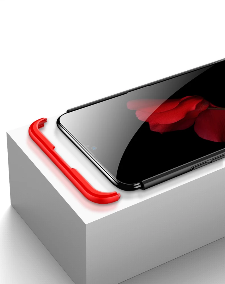 Чехол OPPO RX17 Neo 360 с полной защитой жесткий ударопрочный матовый чехол из