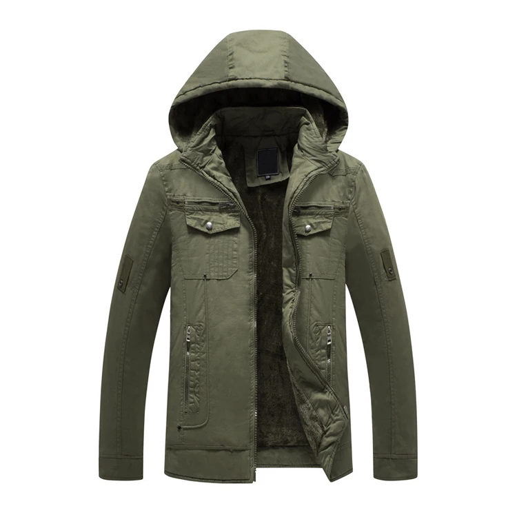 Army Green Горные мужские зимние уличные толстые флисовые куртки теплового размера плюс 6XL ветровка походная брендовая куртка VA344 - Цвет: Army Green