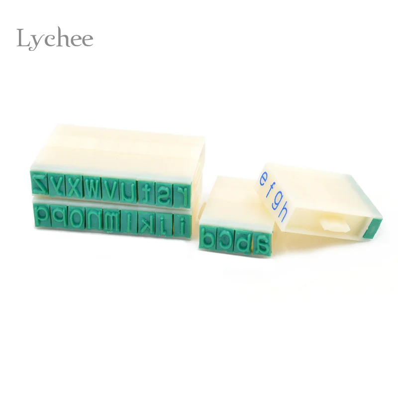 Lychee Life 1 набор Съемные пластиковые резиновые штампы с буквами английского