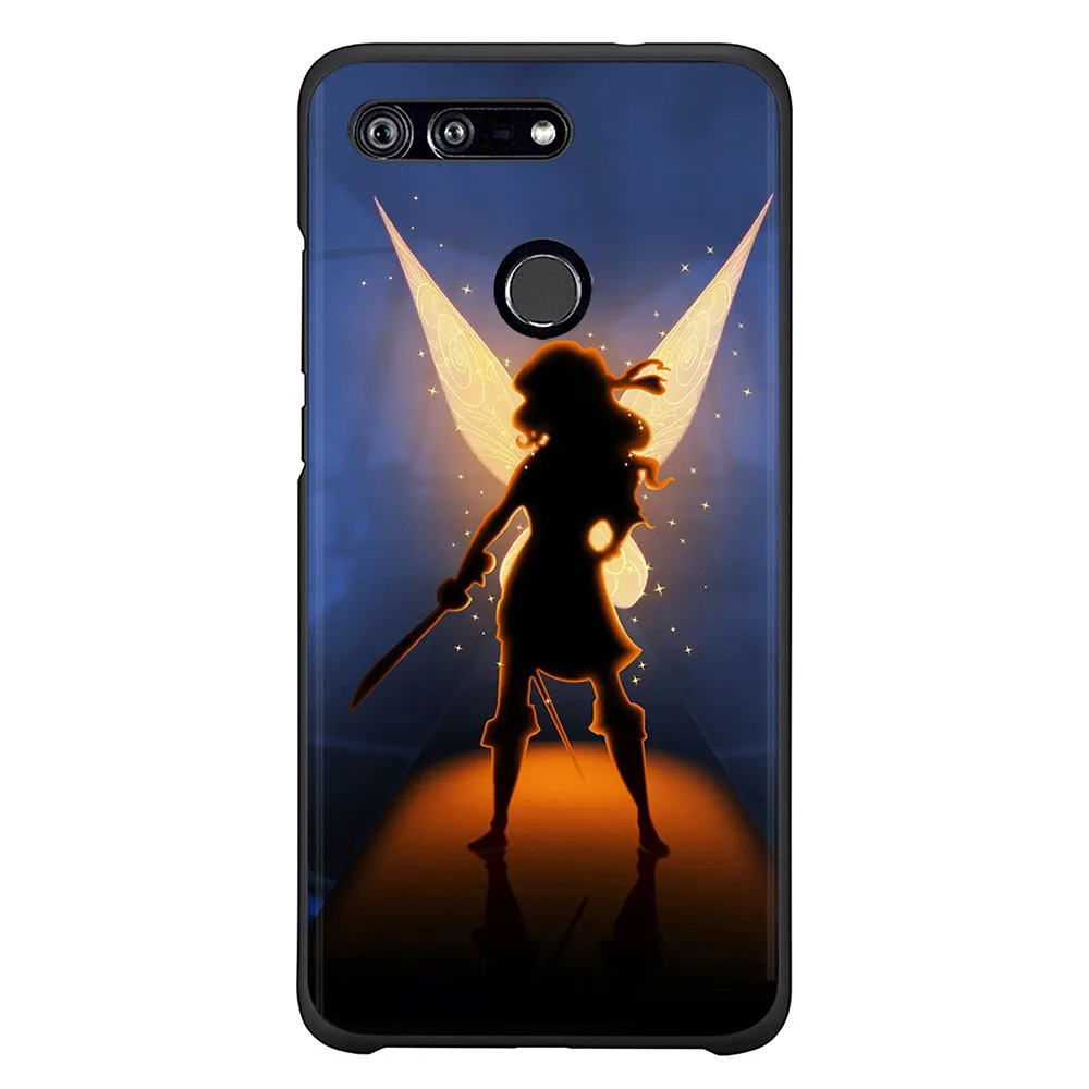 Мягкий силиконовый чехол для телефона из ТПУ защитный Honor 9 черный с принтом Huawei 6A