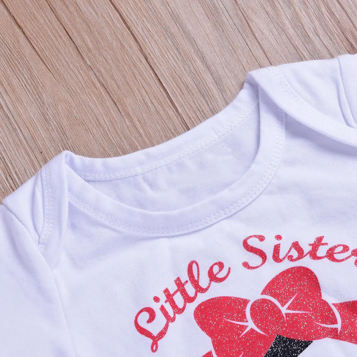 Baby Girl Kid Summer Volleyball Sport Little sister biggest fan White Letter Print T-shirts Toddler Clothes Tops+Shorts Pants | Мать и