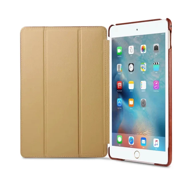 Icarer деловой ретро кожаный чехол для iPad Mini 4 Высокое качество Старая школа