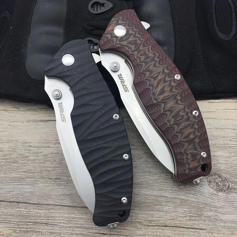 SRM 1006 ГБ 14C28N Balde G10 ручка с высокой твердостью Шарикоподшипниковый Флиппер для