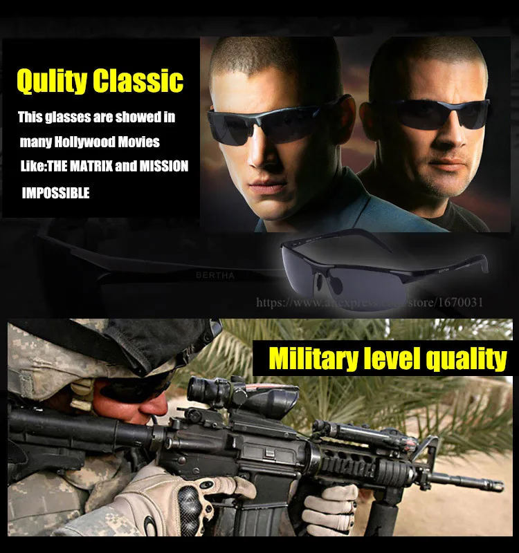 2019 поляризованные мужские солнцезащитные очки в алюминиево-магниевой оправе для