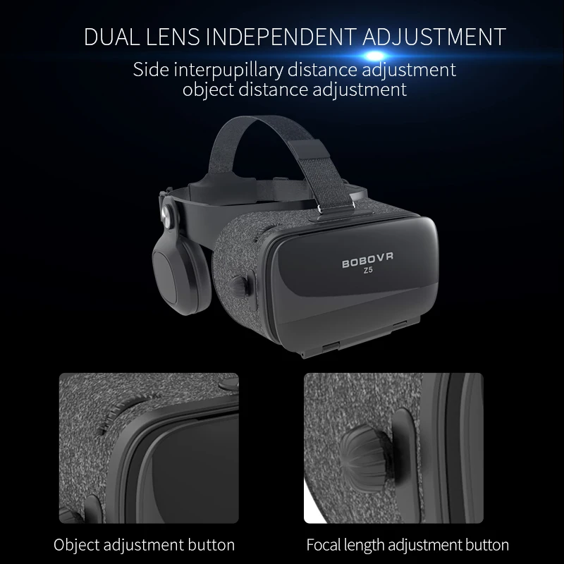 Оригинальная гарнитура BOBOVR Z5 Immersive Virtual Reality стерео 3D очки VR картонный шлем 120 FOV