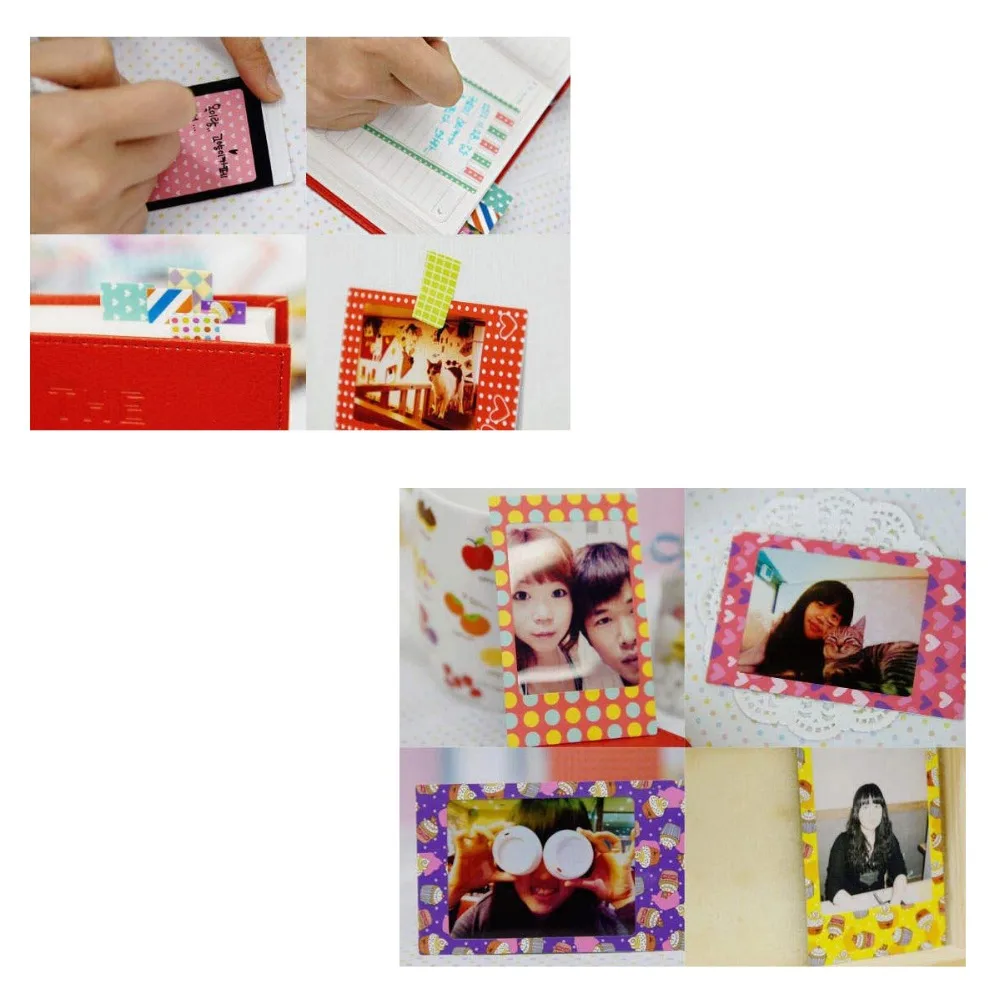 140x3 дюймовые пленки милые наклейки для фотографий Instax Mini LiPlay 11 9 8 25 7s 90 70 SP1/SP2