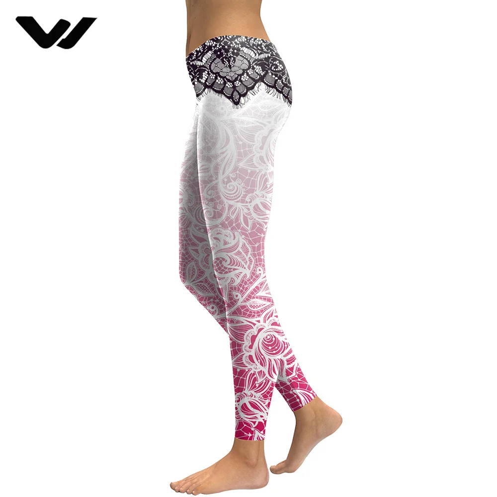 Yoga Pants Women Leggings Mandala Flower 3D Digital Printing Sport Seamless Slim Fitness Woman Leggins Pencil | Спорт и развлечения