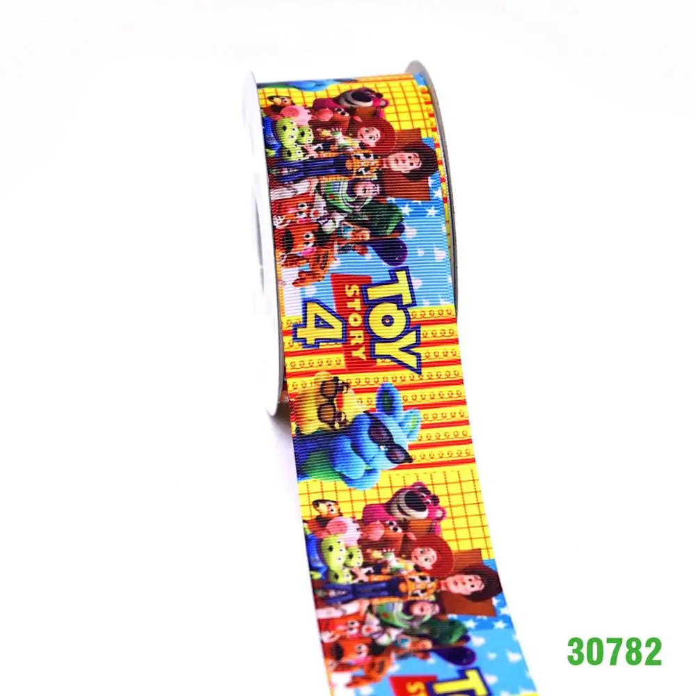 30782 50 ярдов мультфильм ленты напечатанные grosgrain ленты 30756 - Color: 30782