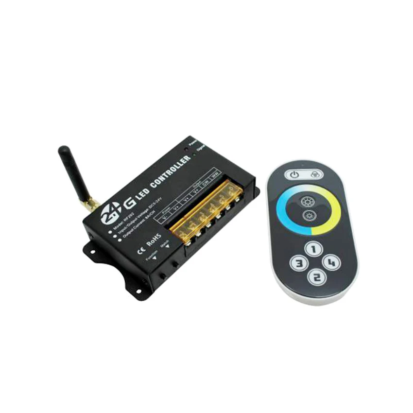DC5 24V цветовая температура led контроллер Диммер 2 4g беспроводной пульт