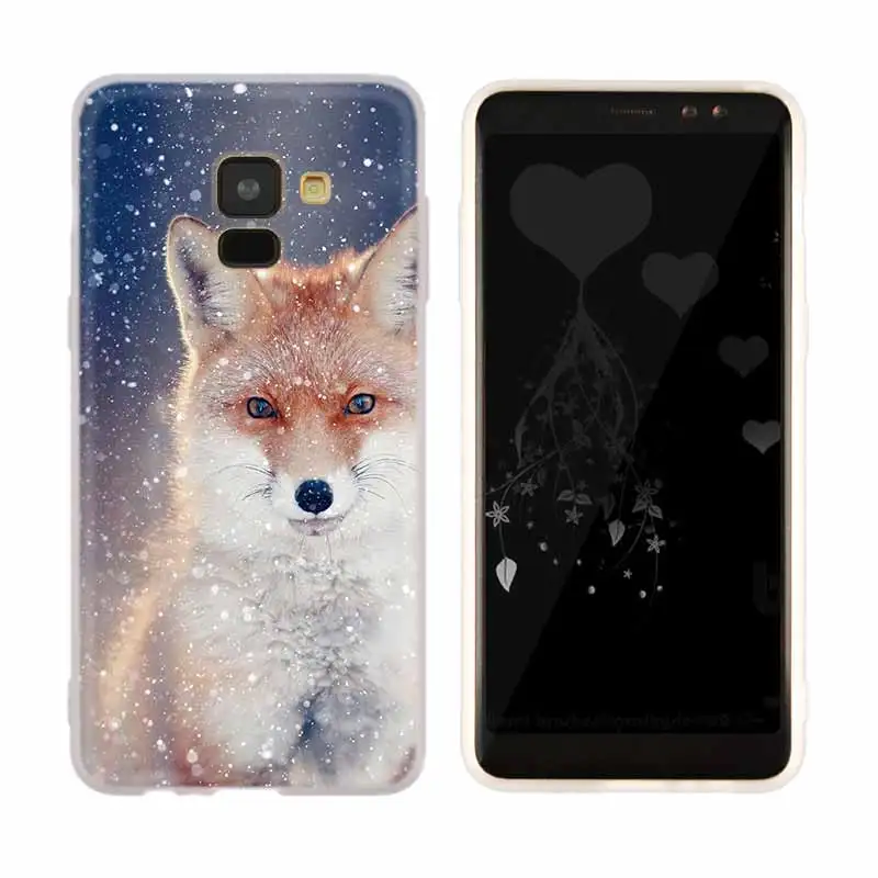 a10 Г-н милое платье с лисой для samsung Galaxy A10/A30/A40/A50/A70 A9 A8 A6 a7 A3 A5 ТПУ чехол мягкое сиденье автомобиля - Цвет: a10