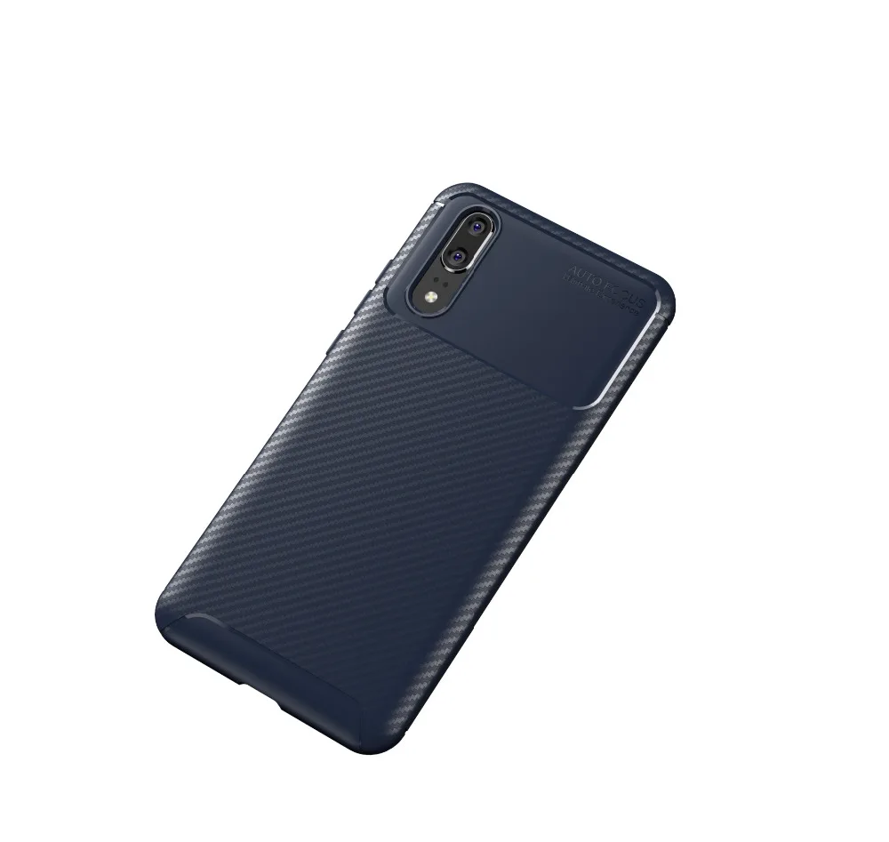 Для Huawei P20 Plus dillon guan роскошный мягкий силиконовый чехол из углеродного волокна TPU