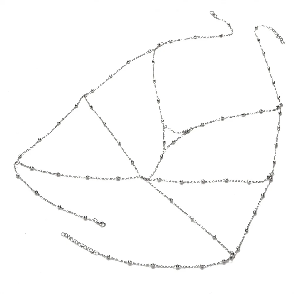 Цепочка Женская многослойная с бусинами пикантное пляжное Ювелирное Украшение