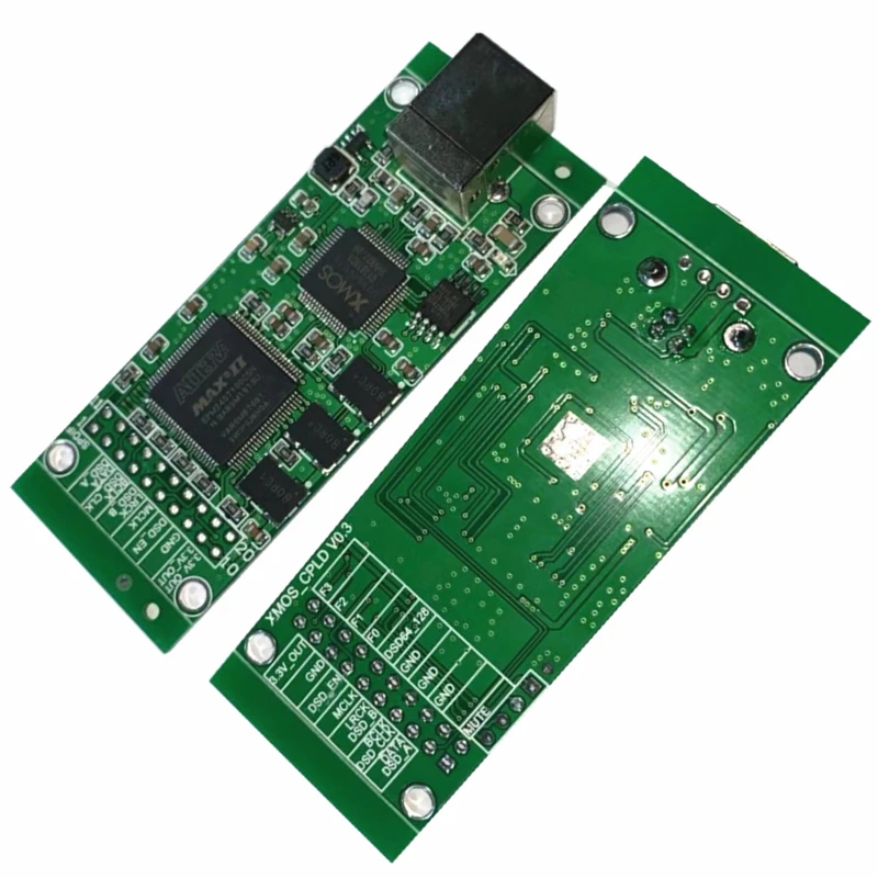 1 шт. USB интерфейс XMOS+ CPLD U208 ЦАП цифровой интерфейс USB ies DSD для AK4497 ES9018 ES9028 ES9038 ЦАП Декодер