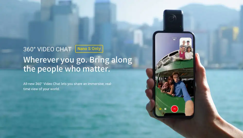Insta360 Nano S 4 K 360 VR видео панорамная камера 20MP фотографии для iphone X iphone 8 серии iphone 7 серии iphone 6 серии