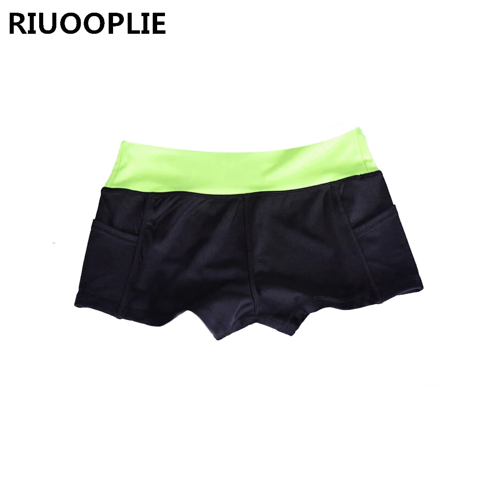 RIUOOPLIE Для женщин лето эластичный пояс спортивные шорты Повседневное Фитнес