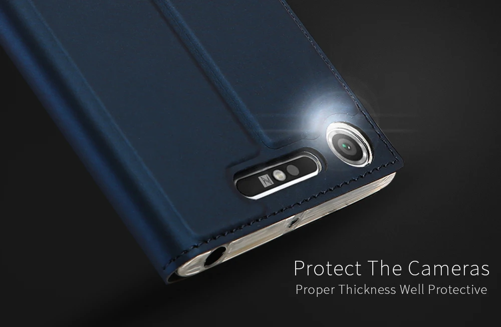 DUX DUCIS кожаный чехол для sony Xperia XZ1 Funda роскошный флип стенд держатель карты бумажник чехол для sony XZ1 Футляр для телефона Hoesje