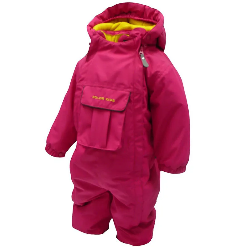 Бесплатная Доставка Зимняя Одежда для Новорожденных Комбинезон с Утеплитель на