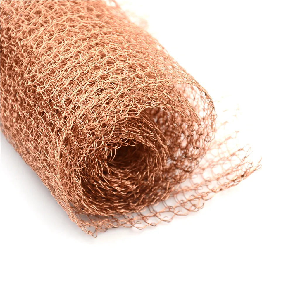 Новая широкая гофрированная медная сетка 100 мм для дистилляции рефлюкса самогона