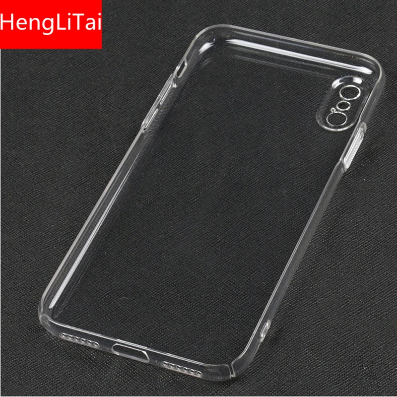 Ультратонкий Прозрачный чехол HengLiTai 0 3 мм для iPhone X полностью прозрачный