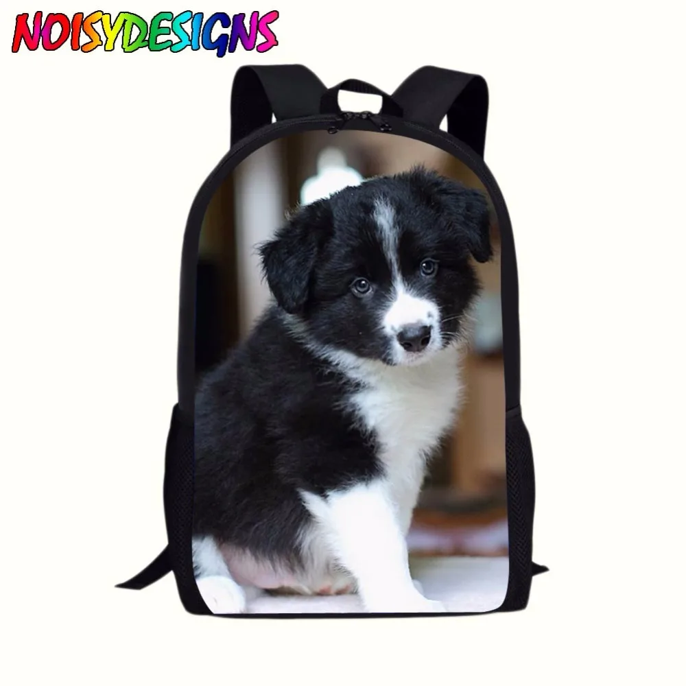 Новый женский рюкзак Border Collie с изображением милой собаки рюкзаки для