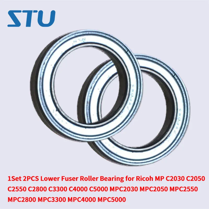 

1Set 2PCS Lower Fuser Roller Bearing for Ricoh MP C2030 C2050 C2550 C2800 C3300 C4000 C5000 MPC2030 MPC2050 MPC2550 MPC3300