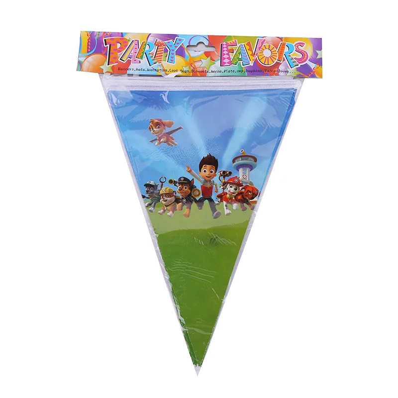 PAW Patrol набор посуды, бутылки для питьевой воды, бумажные стаканчики, тарелка, покрытие для стола, крышка для 10 детей, день рождения, вечерние украшения