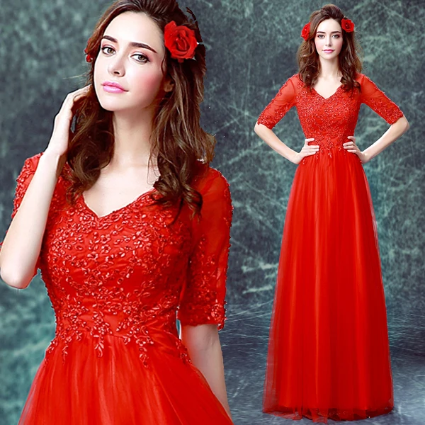 Платье большого размера для беременных красное кружевное платье с треугольным