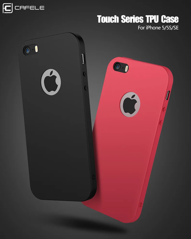 CAFELE, чехол для iPhone 5, 5S, карамельный цвет, силикон, ТПУ, мягкий, ультра тонкий, модный, Роскошный чехол для iphone SE 5, чехол