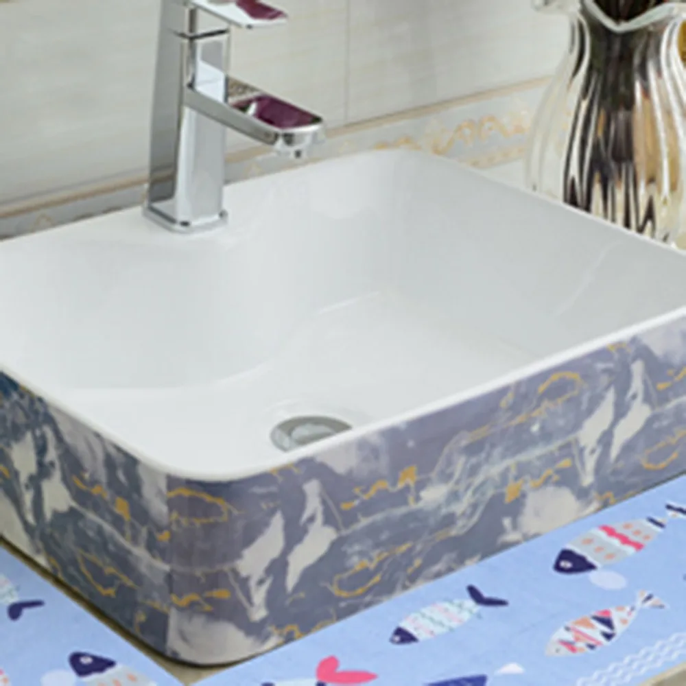 1 шт. водостойкие наклейки на раковину для кухни ванной комнаты туалета воды