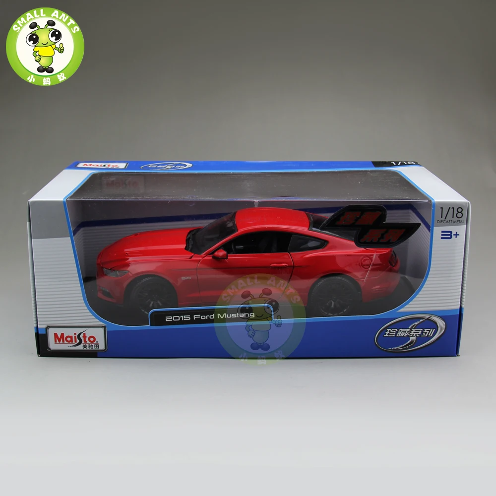 1/18 Ford Mustang GT 5,0 литая под давлением модель автомобиля для подарков коллекция хобби maisto 31197 красный